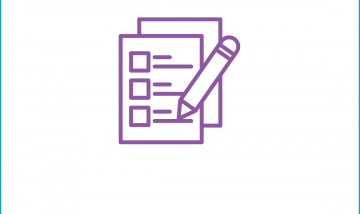 checklist icon in purple