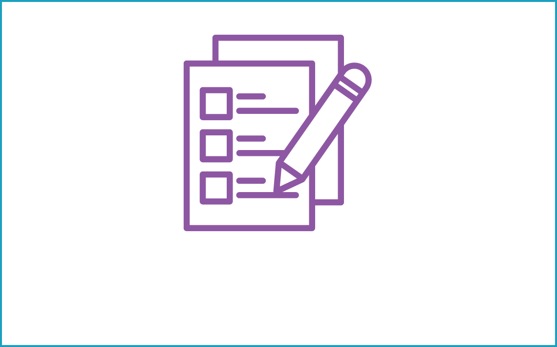 checklist icon in purple