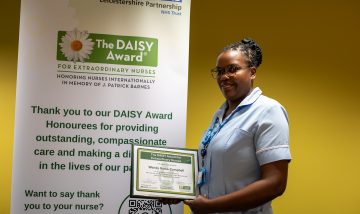 Compassionate staff nurse receives international DAISY award