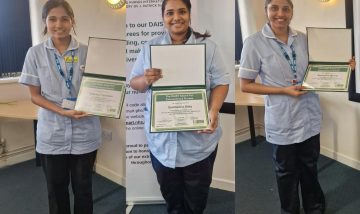 Three mental health nurses receive international DAISY award